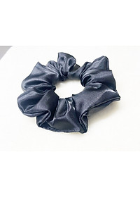 Dây cột tóc srunchies mẫu mới màu đen huyền