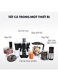 Máy Xay Thực Phẩm Đa Năng &amp; Trong 1 Mishio MK323 - Hàng Chính Hãng
