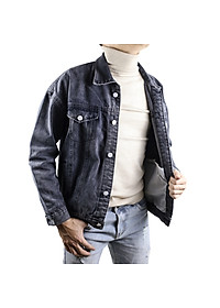 Áo Khoác Bò Nam Xanh Đậm Thời Trang Hàn Quốc SZone SQ603