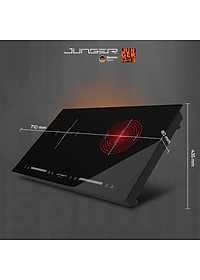 Bếp đôi điện từ hồng ngoại JUNGER CEJ-203-IF 4200W Không kén nồi Hàng Chính Hãng Bảo Hành 36 Tháng