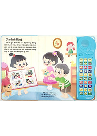 Tủ Sách Tương Tác - Sách Âm Thanh - Bé Học Nói - Phiên Bản Đặc Biệt Với 30 Nút Bấm