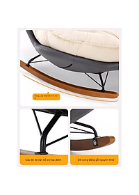 Ghế đu nằm ngủ, đọc sách đơn phong cách châu Âu Juno Sofa dành cho bán công, phòng khách, phòng ngủ thoải mái