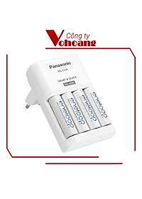 BỘ PIN SẠC NHANH PANASONIC AA/ AAA KJ55 (4 VIÊN AA 2000MAH) hàng chính hãng