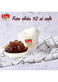 Trân châu 3Q vị cafe Yoki dai, giòn, quyện với vị đắng nhe thơm nồng nàn của cafe