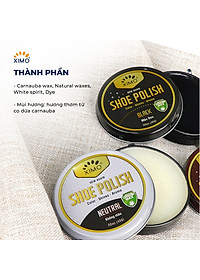 Xi vệ sinh giày dạng sáp XIMO giúp sáng bóng bổ sung màu 50ml