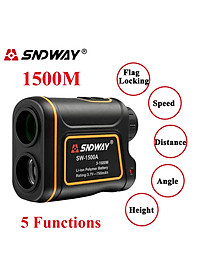 Thươc Đo Khoảng Cách Công Nghệ Laser Hình Ống Nhòm 5 Trong 1 SNDWAY SW-600A, SW-1000A, SW-1500A Sử Dụng Trong Công Nghiệp - Xây Dựng, - Du Lịch - Chơi Golf - Hàng Chính Hãng
