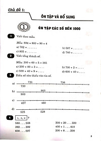 Vở Bài Tập Nâng Cao Toán 3 Tập 1 ( Bám Sát Sách Giáo Khoa Chân Trời Sáng Tạo )