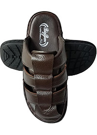 Dép Nam Bít Đầu Da Bò BIGGBEN Cao Cấp DN255