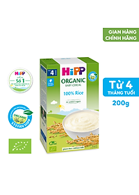 Bột ăn dặm dinh dưỡng Gạo nhũ nhi HiPP Organic 200g