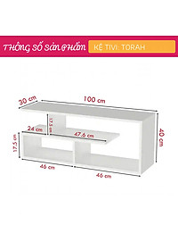 Kệ tivi gỗ công nghiệp cho phòng ngủ SMLIFE Torah