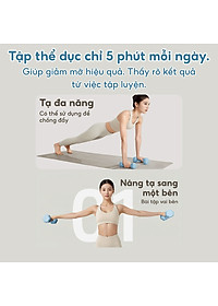 Bộ 2 tạ tay BG 4kg model Q304 - Q314 cao cấp Tập Gym (hàng nhập khẩu)