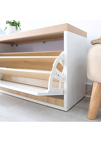 TỦ GIÀY THÔNG MINH 1S GỖ MDF HUCHU để giày tiện lợi cánh lật thông minh