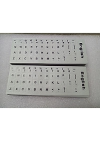 Miếng dán phím chữ ngôn ngữ Tiếng Anh, chuẩn ngôn ngữ US