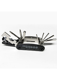 Túi Vá Săm Lốp Xe Đạp Sửa Chữa Đa Năng 10 in 1 Mini Khẩn Cấp (Bản nâng cấp có túi và Thanh nạy bằng kim loại) MaiLee