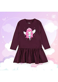 Váy bé gái BIGFOX - MISS MEOW thu đông, váy dài tay cho bé size đại hình bé thiên thần 10 - 38 kg