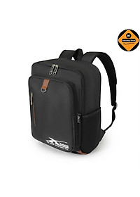 Balo Laptop Thời Trang Cao Cấp Xbags XB3101 Màu Đen, Thiết Kế Dạng Hộp Lớn Nhiều Ngăn, Chống Nước Chống Sốc, Cá Tính, Phù Hợp Đi Làm Đi Học!
