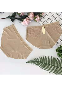 Combo 5 quần chip nữ, quần lót đúc su phối ren 