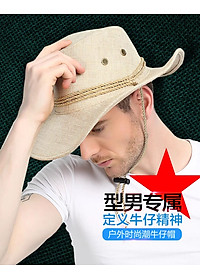 Nón cao bồi mũ phớt cao bồi nam nữ phong cách Mỹ dona22041904