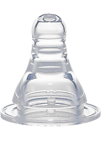 Núm vú cổ hẹp silicone siêu mềm Pigeon (2 cái/vỉ)