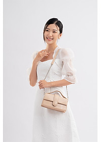 Túi Yuumy ( Thời trang nữ nắp gập sành điệu size 22 - Túi đeo chéo da Verein YN208 )