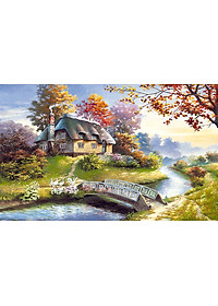 Bộ tranh xếp hình cao cấp 1000 mảnh ghép – Chiều Bình Yên