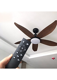 Đèn quạt LED SHIO trang trí nội thất hiện đại 3 chế độ ánh sáng