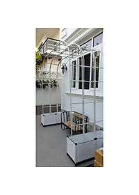 Chậu ghép trồng cây Hàng Chính Hãng DAIM Nhật Bản L51*W43*H46cm Chậu nhựa thông minh trồng rau, hoa, cây cảnh tại nhà