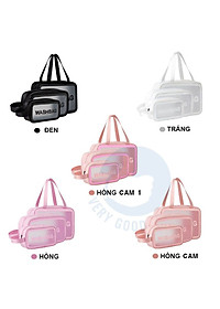 Túi đựng mỹ phẩm, đồ trang điểm đi du lịch trong suốt, chống thấm nước tiện dụng - HENRYSA