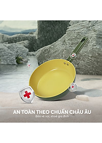 Chảo phủ sứ cao cấp Elmich Olive EL-5965OV nhiều size, Hàng chính hãng, dùng được mọi bếp - JoyMall