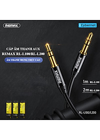 Cáp âm thanh nối dài AUX 3.5mm Remax RL-L100/L200 - Hàng chính hãng