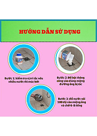 Chai Bột Thông Cống Cực Mạnh Tẩy Vệ Sinh Bồn Cầu, Bồn Rửa Chén Bát, Đường Ống, Bồn Rửa Mặt Cực Kì Hiệu Quả