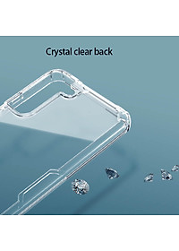 Ốp lưng silicon trong suốt cho Samsung Galaxy S22 Plus hiệu Nillkin Nature Pro mỏng 0.6mm - hàng nhập khẩu