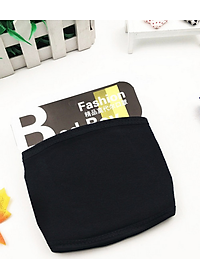 Khẩu trang trơn màu đen, Khẩu trang vải màu đen trơn