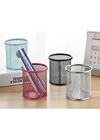 Lọ Đựng Bút Lưới Bằng Kim Loại PaKaSa (Giao Màu Ngẫu Nhiên) - Hàng chính hãng 
