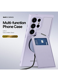 Ốp Lưng Case Dux Ducis Dành Cho Samsung Galaxy S24 Ultra, DUX DUCIS Rafi II Series hỗ trợ sạc từ tính_ Hàng chính hãng