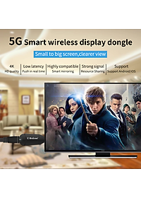 Thiết Bị HDMI Không Dây Kết Nối Điện Thoại Với TIVI FULL HD 4K 2.4 Ghz MiraScreen K6 - Hàng Nhập Khẩu