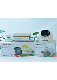 Camera HDTVI ColorVu Có Màu Ban Đêm 2MP HIKVISION DS-2CE12DF3T-F_Hàng Chính Hãng