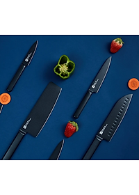 Bộ Dao Nhà Bếp Bằng Thép XIAOMI Huohou HU0076, Thép Không Gỉ Cao Cấp, 5 Món Kèm Hộp - Hàng Chính Hãng