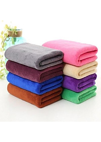 Khăn lau đa năng bằng sợi Microfiber,  siêu mềm siêu thấm nước 30x50cm - Chính hãng MINIIN (Giao màu ngẫu nhiên)