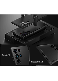 Ốp lưng nhám chống sốc siêu mỏng 0.3mm cho Samsung Galaxy S23 Ultra hiệu Memumi có gờ bảo vệ camera - Hàng nhập khẩu