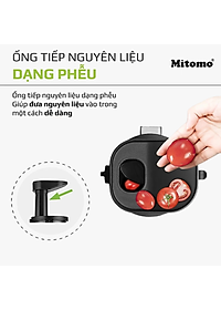 Máy ép trái cây,hoa quả Mitomo- Giữ Nguyên Dinh Dưỡng, Động Cơ Êm, Dễ Vệ Sinh hãng chính hãng