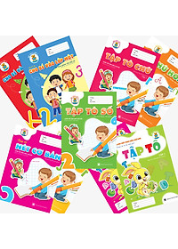 Combo 20 cuốn - Bé Tô màu - Luyện chữ (Mầm non - Chuẩn bị vào lớp 1)