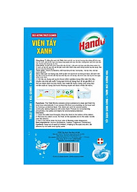 Bộ 2 vỉ 12 viên tẩy và làm thơm bồn cầu Hando Tienich168 TI119 (Xanh)
