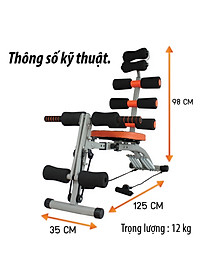 Máy Tập Đa năng New Six Pack Care mẫu mới model KM2017 (Hàng nhập khẩu)