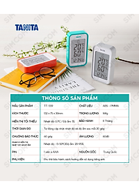 Nhiệt ẩm kế điện tử Tanita TT559 chính hãng nhật,Nhiệt ẩm kế cơ,Nhiệt ẩm kế điện tử,Nhiệt ẩm kế nhật,Nhiệt ẩm kế chính xác,Nhiệt ẩm kế phòng,Nhiệt ẩm kế trong phòng cho trẻ sơ sinh,Nhiệt ẩm kế treo tường,Nhiệt ẩm kế đo độ ẩm, Nhiệt ẩm kế tanita, Nhiệt ẩm