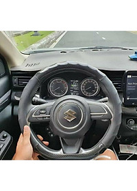 Bọc Vô Lăng Da dành cho Xe Suzuki Ertiga Lót Cao Su Non Cao Cấp Chống Trượt Tay