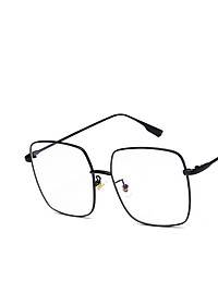 Gọng Kính Cận, Kính Giả Cận Nữ Mắt Vuông Oversize Kim Loại - Hàng Cao Cấp (Nhiều Màu)
