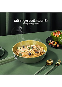 Chảo phủ sứ cao cấp Elmich Olive EL-5965OV nhiều size, Hàng chính hãng, dùng được mọi bếp - JoyMall