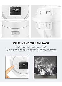 Nồi cơm điện tử Cuckoo 1,8L CR-1020F- màu trắng - Bảng điều khiển LED - Lòng nồi chống dính - Chất lượng Hàn Quốc - Hàng chính hãng Cuckoovina