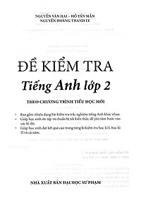 Đề Kiểm Tra Tiếng Anh Lớp 2 (Dùng Chung Cho Các Bộ SGK Hiện Hành)